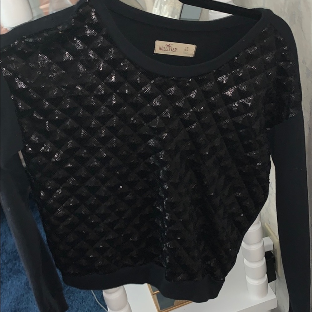 Hollister XS sparkle sweatshirt